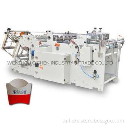 Take Away Carton Box Packing Folder Gluer Machine High Spee